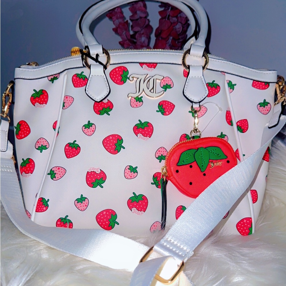 Strawberry Print Women's Bag
